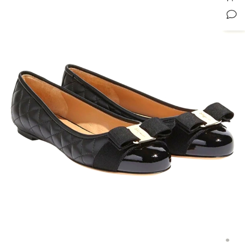 FERRAGAMO VARINA BALLET FLAT - size 11B (11 Regular Width)